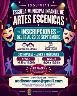 Esquivias recupera su Escuela Municipal Infantil de Artes Escénicas para jóvenes