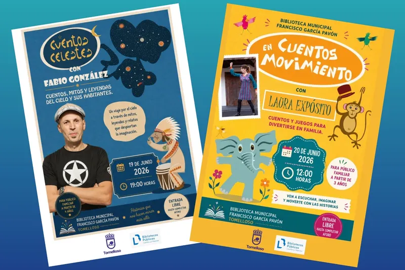 La Biblioteca de Tomelloso celebra el fin de curso con cuentacuentos para toda la familia