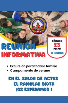 OJE Ejea convoca reunión informativa sobre excursión y campamento de verano