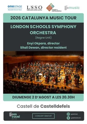 La London Schools Symphony Orchestra actuará gratis en el Castell de Castelldefels