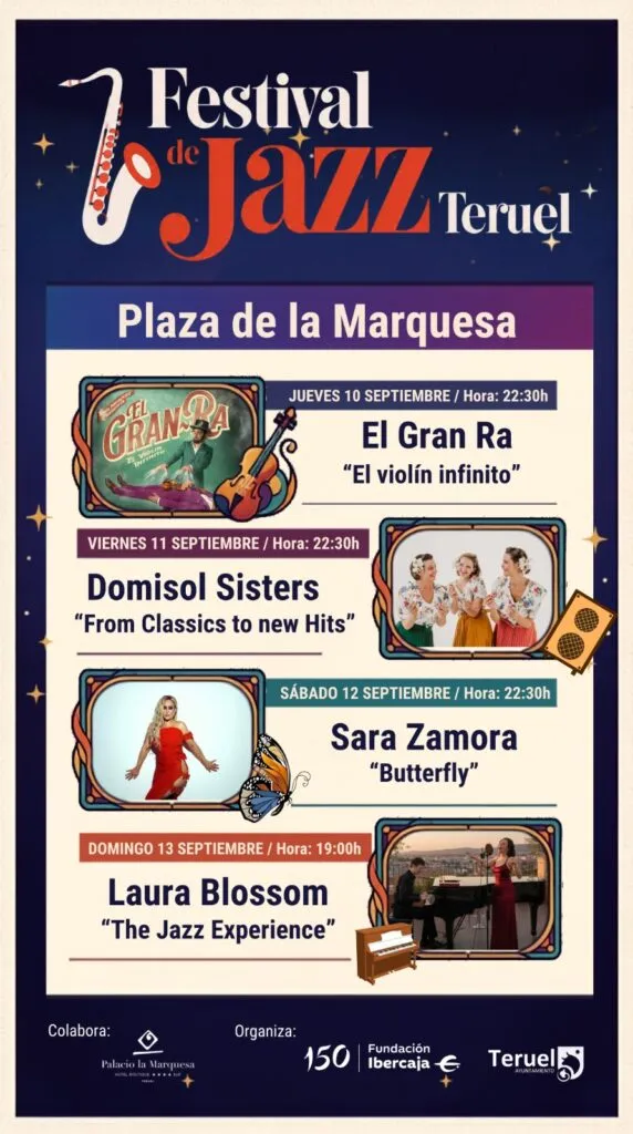 Jazz Teruel llena la Plaza de la Marquesa con cuatro noches de música gratuita