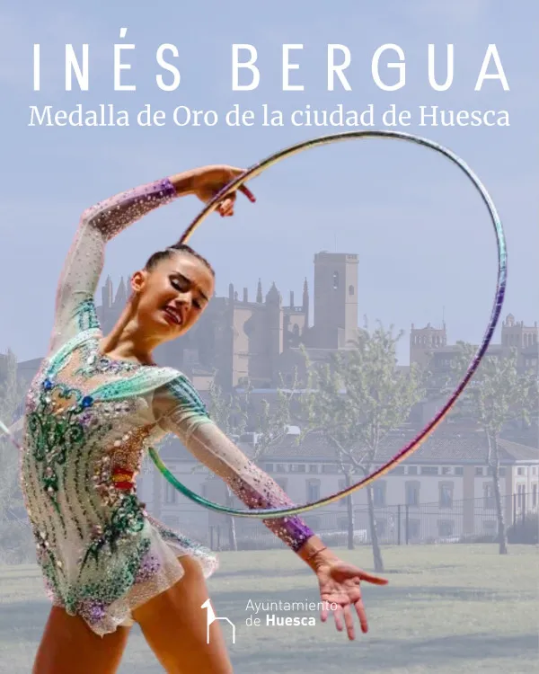 Huesca otorga su Medalla de Oro a la gimnasta Inés Bergua por su trayectoria internacional