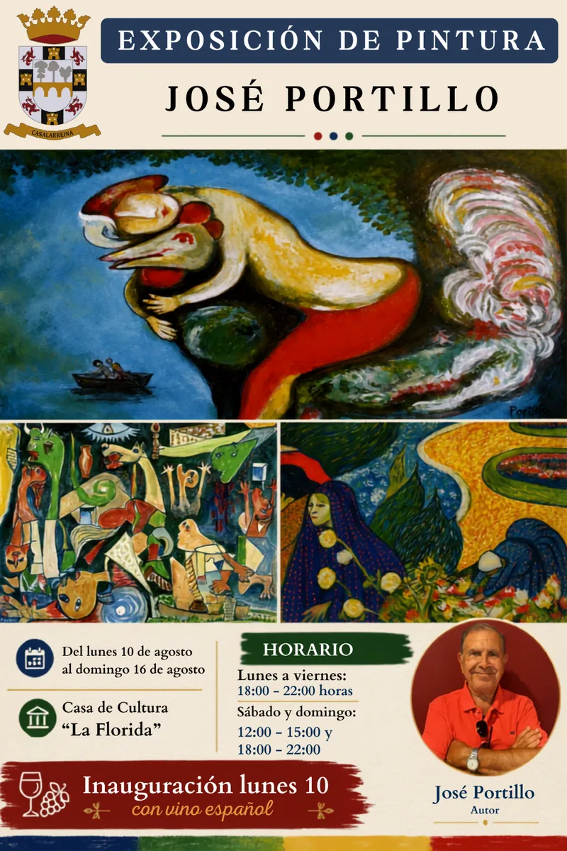 Casalarreina acoge una exposición de pintura de José Portillo del 10 al 16 de agosto