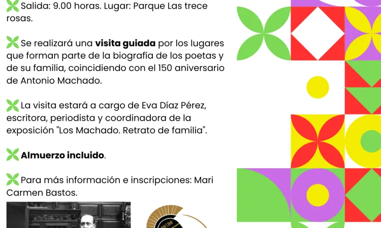 Viaje cultural a Sevilla para conocer la exposición sobre los Machado