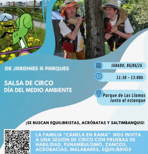 Santander celebra el Día del Medio Ambiente con 'Salsa de Circo' en Las Llamas