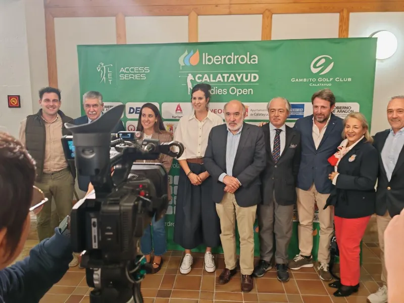 Calatayud acoge el Iberdrola Calatayud Ladies Open, torneo femenino de golf de alcance internacional