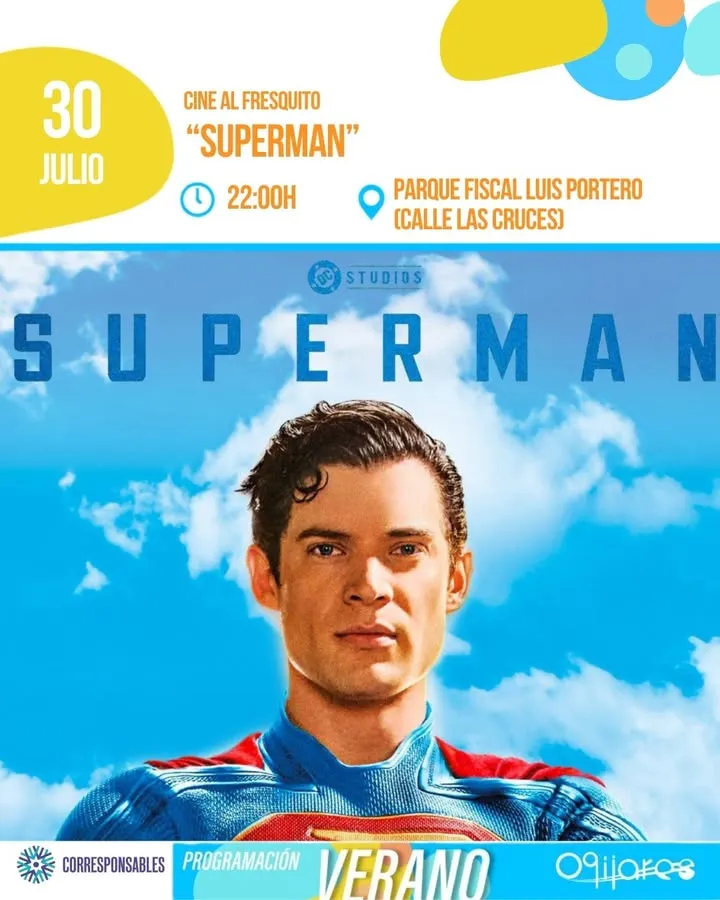 Ogíjares proyectará 'Superman' al aire libre este jueves 30 de julio