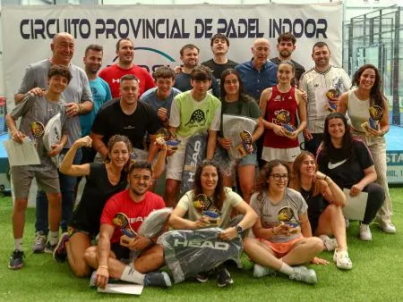 Jordan Cruz y Andrés Tapia se coronan campeones del Máster Final de Pádel Indoor Provincial