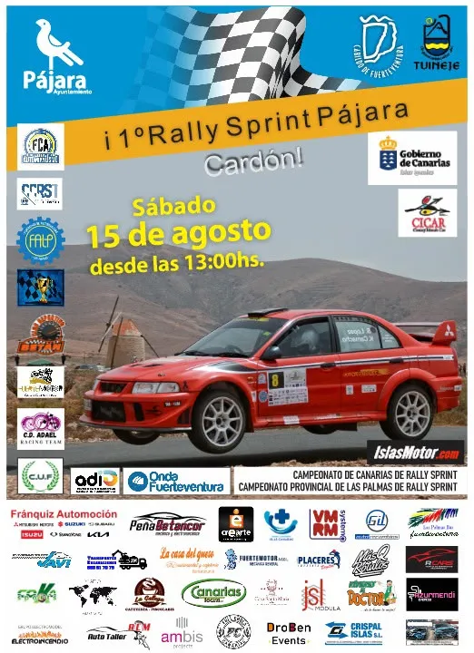 Pájara revive la emoción del motor con el I RallySprint Pájara-Cardón