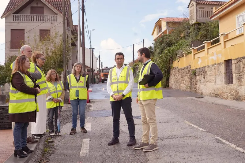 La Diputación de Pontevedra invierte 1,5M€ en la mejora de la seguridad vial y senda peatonal en Cangas