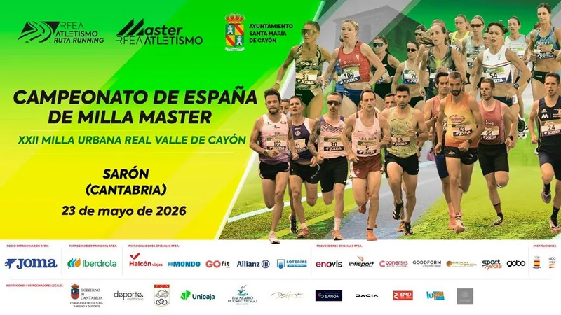 Santa María de Cayón se prepara para el Campeonato de España de Milla Máster en 2026