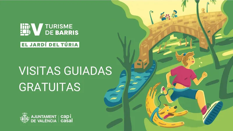 Visitas guiadas gratuitas al Jardín del Turia en València