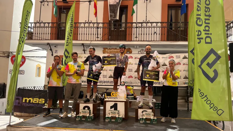 Lanjarón vibra con la X Gran Fondo Alpujarra Magna con más de 400 ciclistas