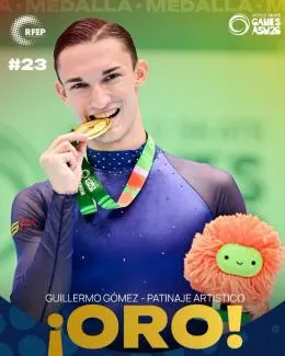 Guillermo Gómez Correas, campeón del mundo senior de patinaje artístico