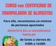 Curso de Manipulador de Alimentos en Valdecaballeros