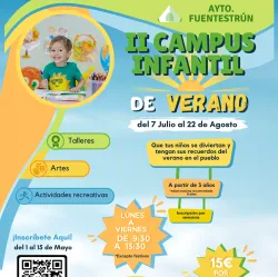 Fuentestrún abre inscripciones para su Campus de Verano Infantil 2025