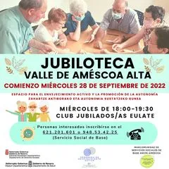 Nace la Jubiloteca de Eulate para fomentar el envejecimiento activo de los mayores