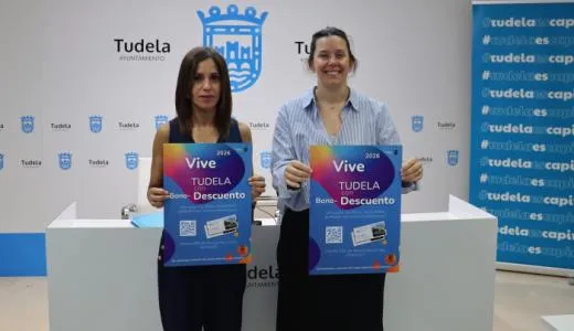 Tudela lanza la campaña 'Vive Tudela' con bonos descuento para impulsar el comercio local