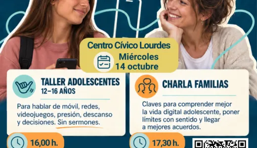 Tudela organiza un taller gratuito sobre bienestar digital para adolescentes y familias