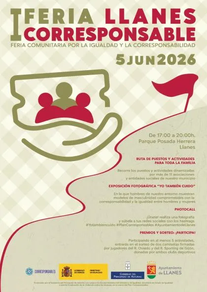 Llanes celebra la I Feria Corresponsable para promover la igualdad y los cuidados