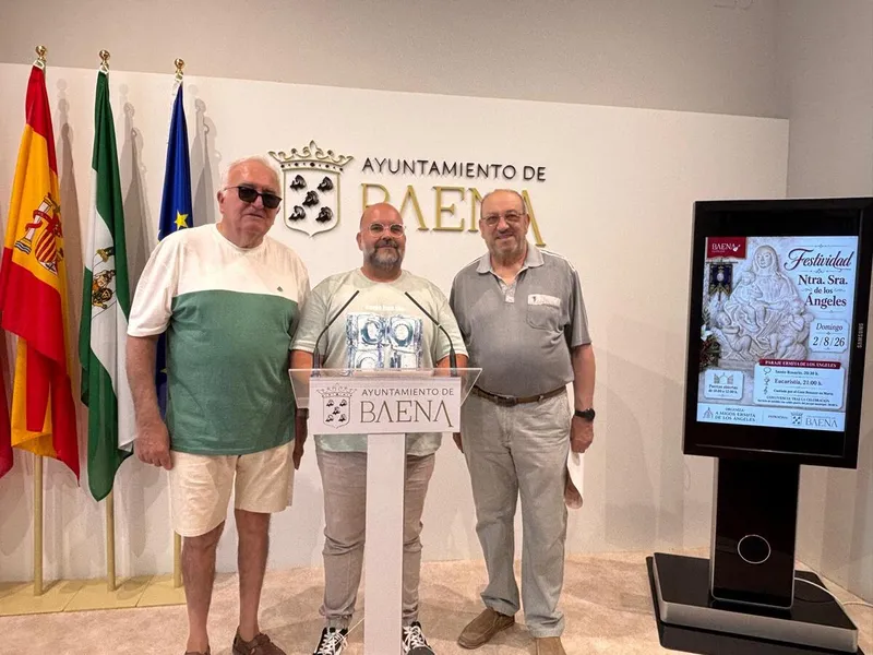 Baena se prepara para la festividad de la Virgen de los Ángeles el 2 de agosto