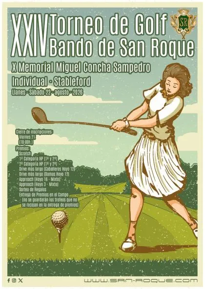 Llanes celebra el XXIV Torneo Bando de San Roque de Golf