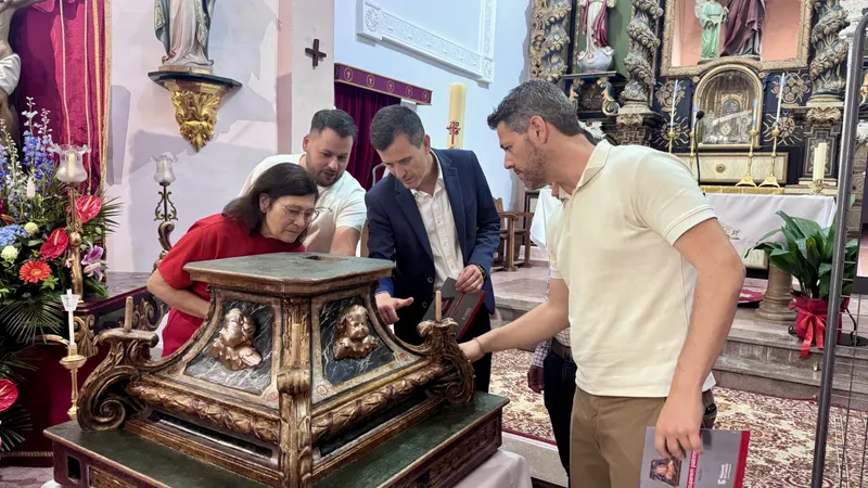 La Diputación de Castellón restaura la peanya del Santísimo Cristo de Figueroles