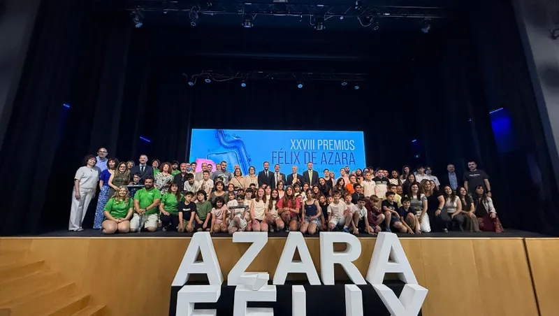 Fraga homenajea a los regantes del Alto Aragón en los XXVIII Premios Félix de Azara