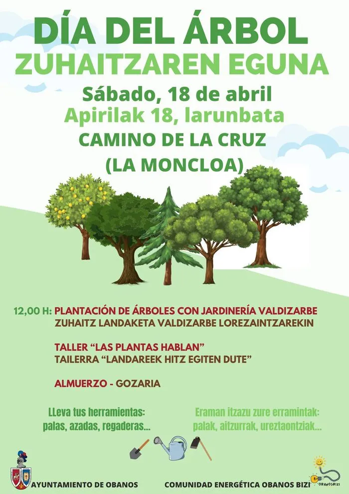 Día del Árbol en Obanos: una jornada para la reforestación y el cuidado del entorno