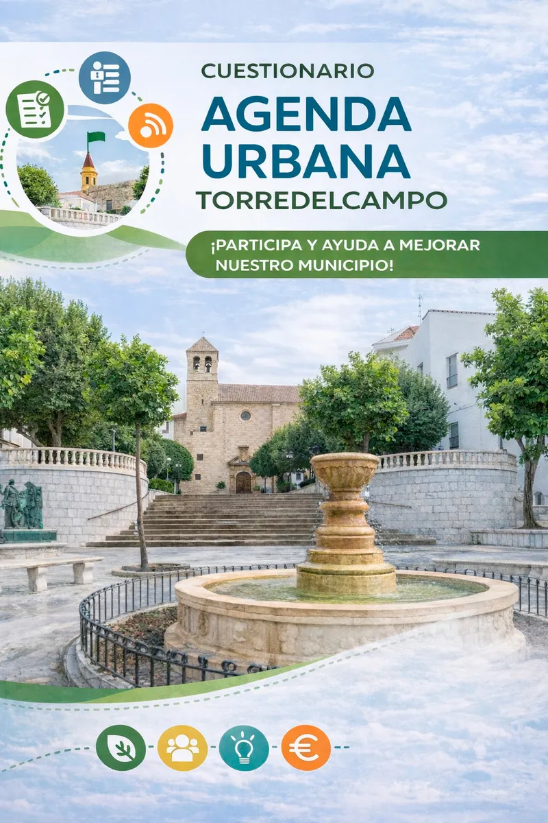 Torredelcampo lanza su Agenda Urbana con un cuestionario ciudadano para definir el futuro del municipio