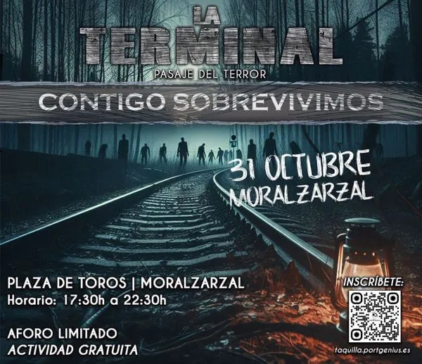Moralzarzal se sumerge en el terror con 'La Terminal', un pasaje de Halloween gratuito