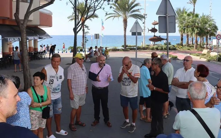 Benidorm acerca la obra del aparcamiento de Jaime I a los vecinos de Poniente