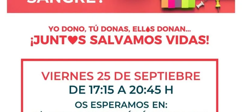 Valdeolmos-Alalpardo convoca una jornada de donación de sangre el 25 de septiembre