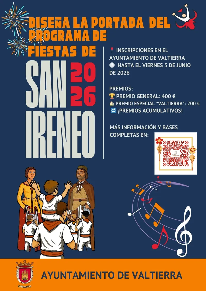 Valtierra busca el diseño de sus fiestas de San Ireneo 2026