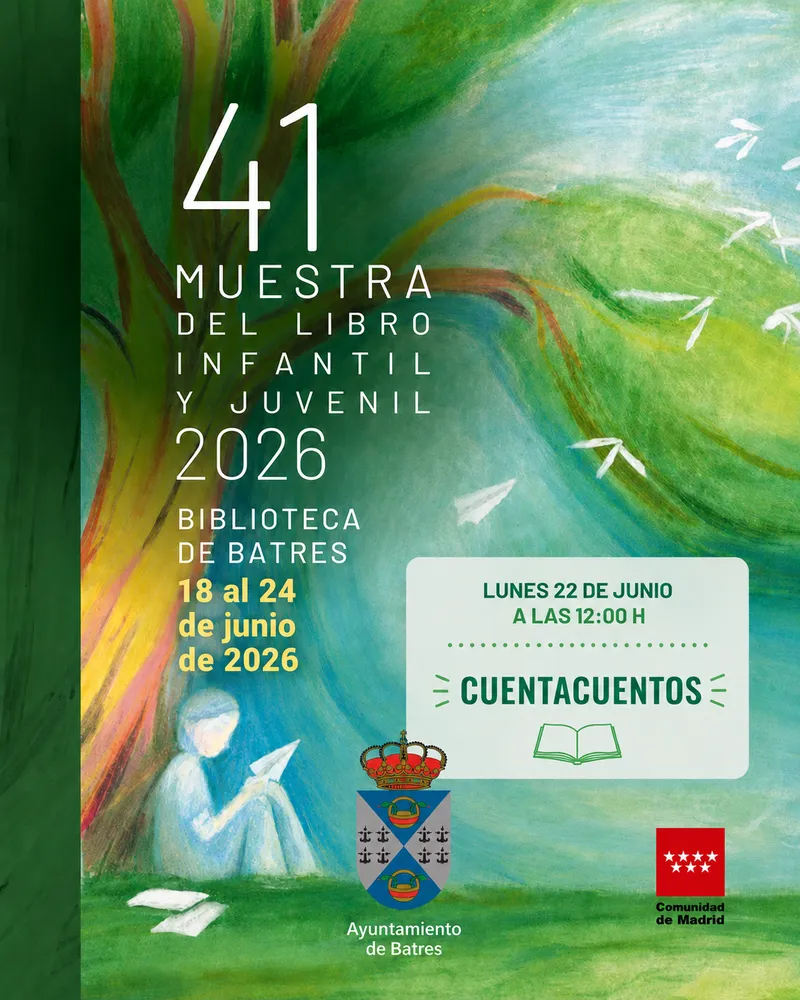 Batres celebra la 41ª Muestra del Libro Infantil y Juvenil con cuentacuentos y novedades literarias