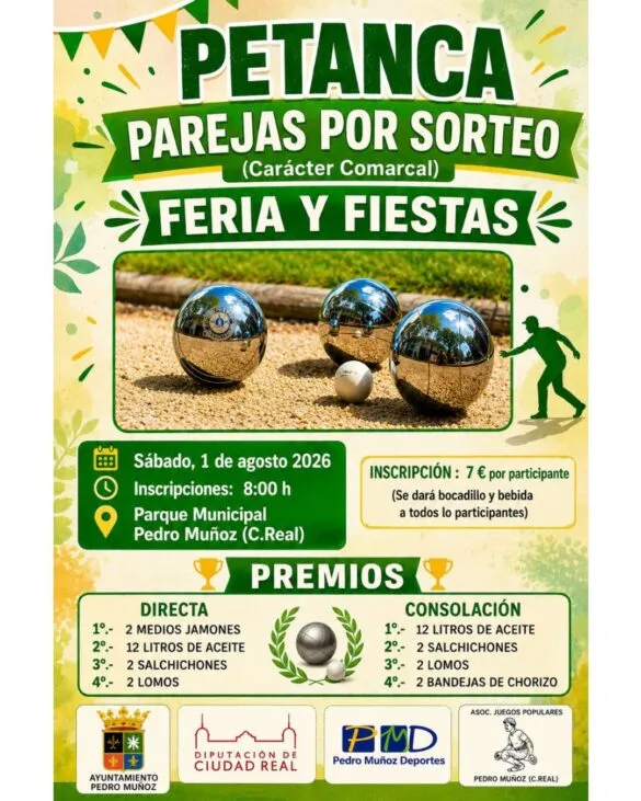 Pedro Muñoz recupera los campeonatos de Deporte Rural en sus Fiestas