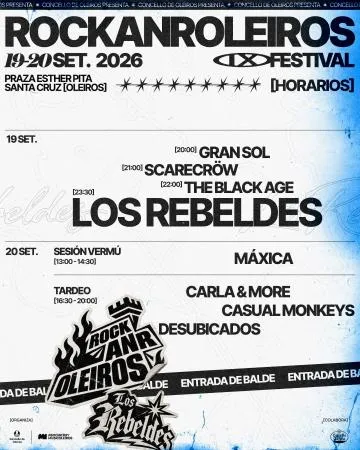 El IX Festival Rockanroleiros llega a Oleiros con dos días de música en directo