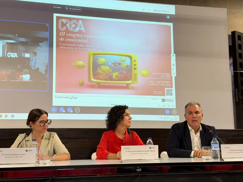 La Universidade de Vigo, motor cultural y creativo de Pontevedra según Rafa Domínguez