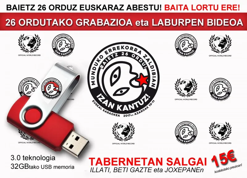 El proyecto 'Izan Kantuz' de Zaldibia lanza su grabación y sorteo para financiación