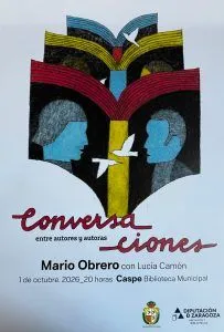 Caspe acoge la 13ª edición de 'Conversaciones entre autores y autoras' con Mario Obrero y Lucía Camón
