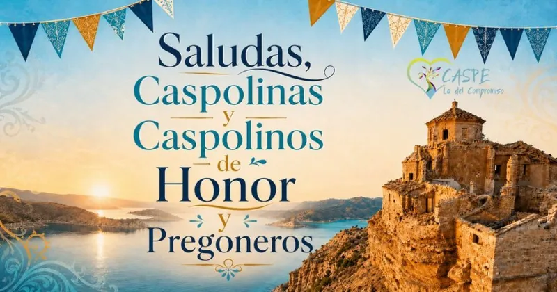 Caspe inicia sus fiestas de San Roque con el pregón de la Churrería La Aragonesa