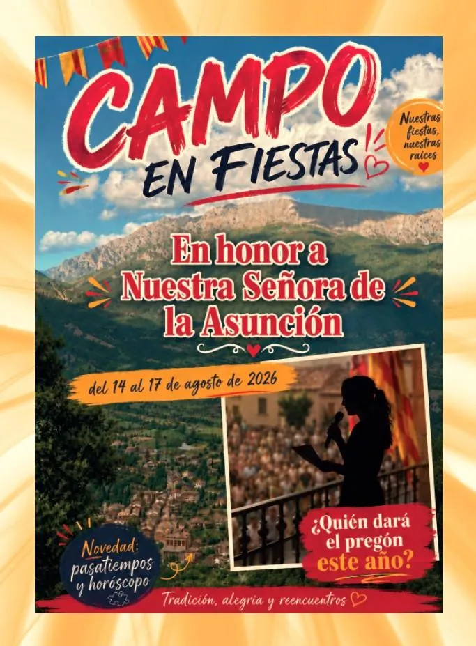 Campo anuncia su programa de Fiestas Mayores 2026 con actividades para todos