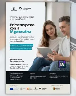 Recas ofrece un curso gratuito para iniciarse en la Inteligencia Artificial generativa
