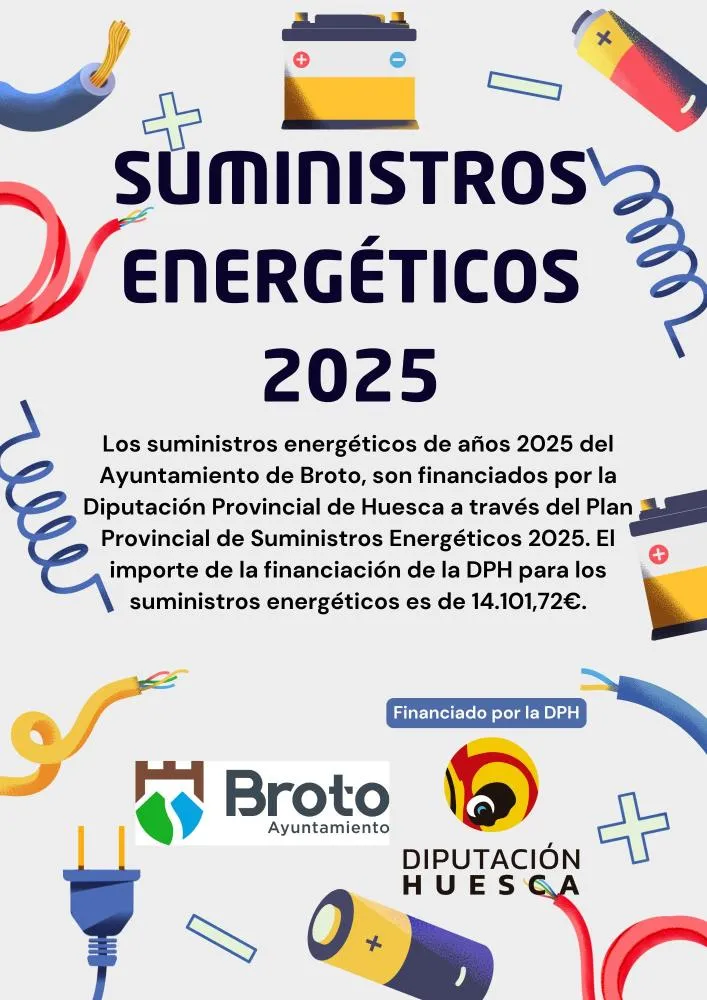 Diputación Provincial de Huesca financia los suministros energéticos de Broto para 2025
