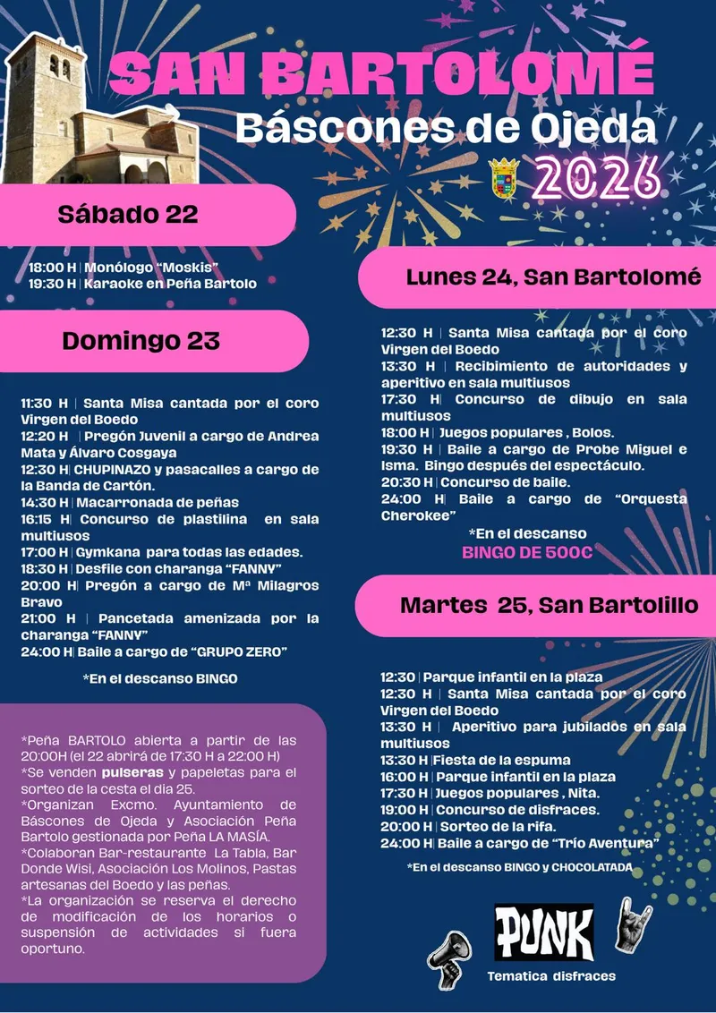 Báscones de Ojeda celebra sus fiestas patronales en honor a San Bartolomé