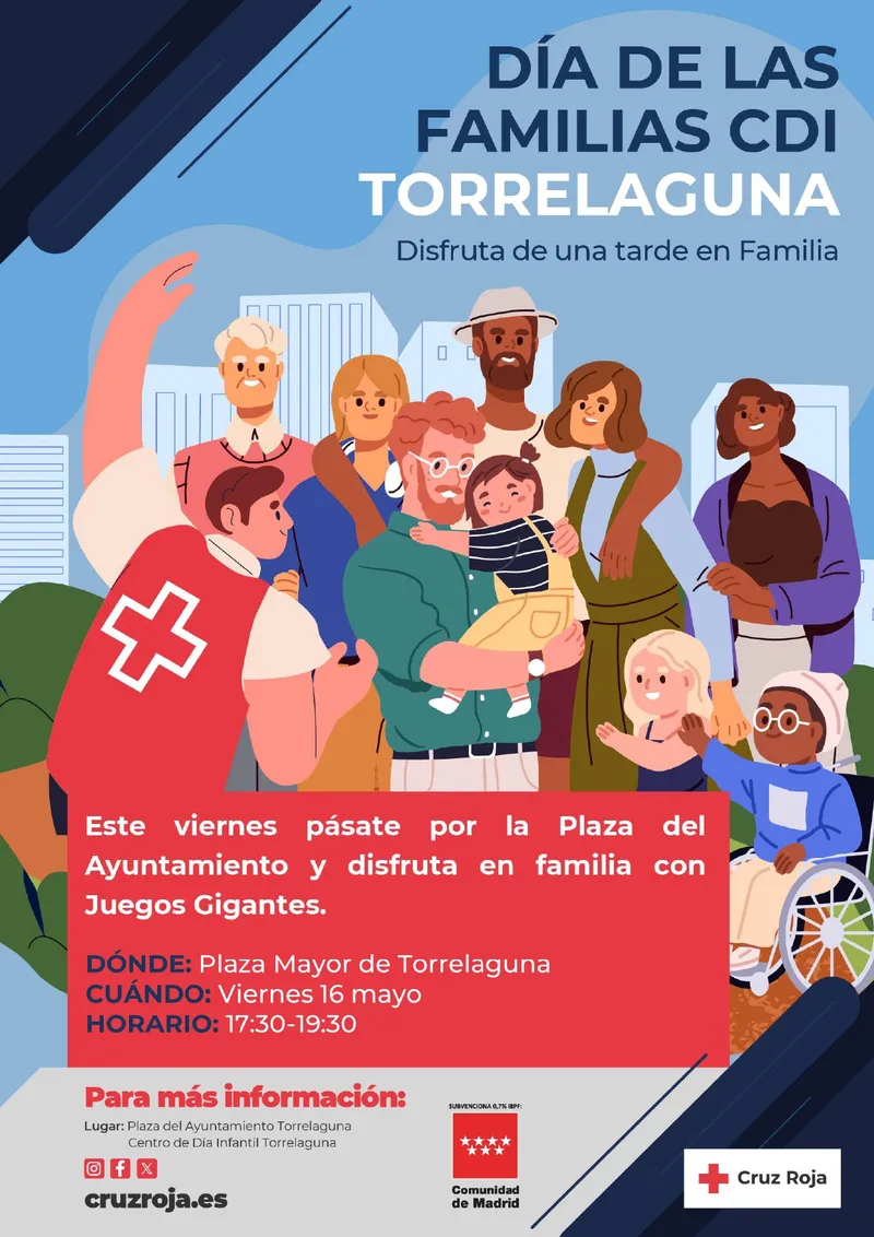 Torrelaguna celebra el Día de las Familias con juegos gigantes en la Plaza Mayor