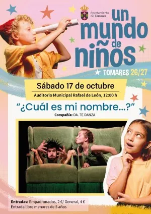 Tomares celebra "Un Mundo de Niños" con danza contemporánea para los más pequeños