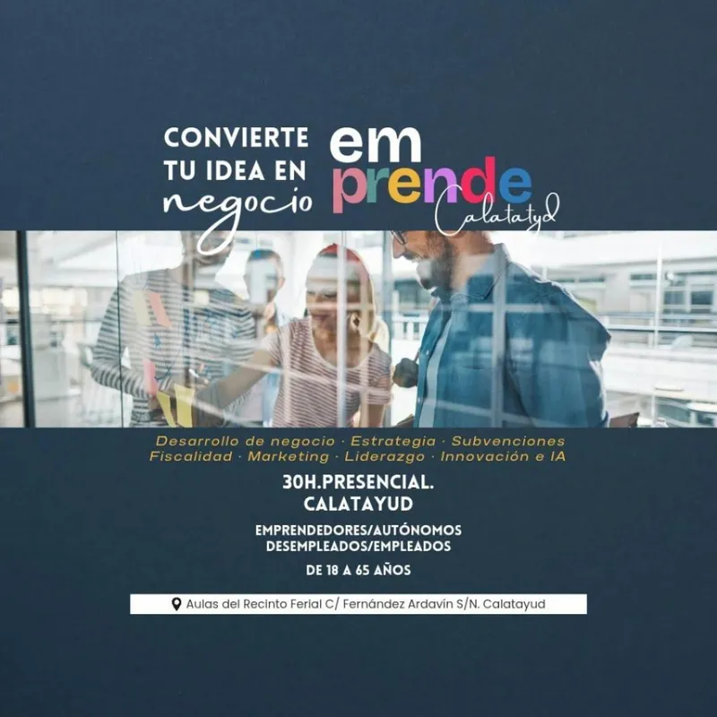 Calatayud abre inscripciones para su séptimo curso de emprendimiento