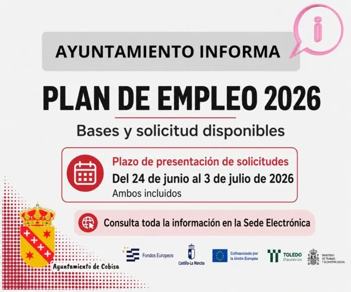 Cobisa abre el plazo para el Plan de Empleo 2026: consulta las bases y solicita tu plaza