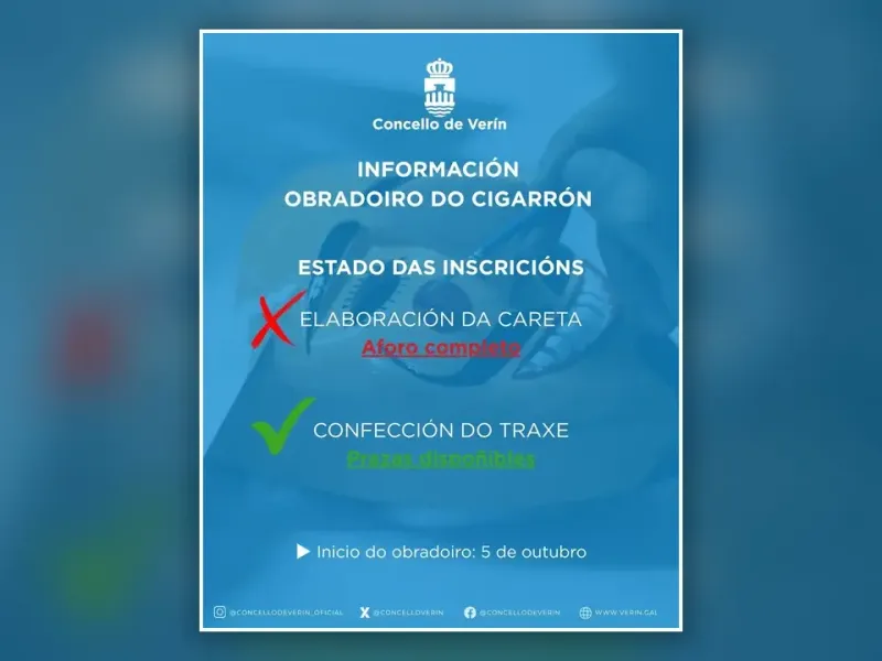 El Obradoiro do Cigarrón en Verín agota sus plazas en un solo día